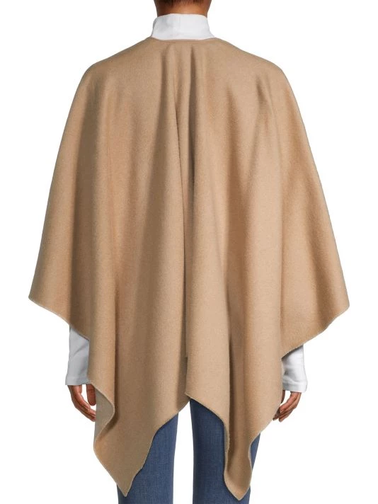 Rag & Bone Reversible Crown Cashmere Poncho Wine 5 Rag & Bone Reversible Crown Cashmere Poncho Wine - Image 5