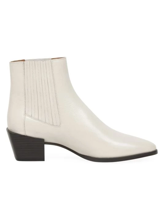 Rag & Bone Rover Leather Ankle Boots Antique White 8 Rag & Bone Rover Leather Ankle Boots Antique White - Image 8