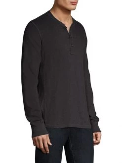 Rag & Bone Basic Henley For Men Dark Grey -Rag & bone Sales Shop unnamed file 48