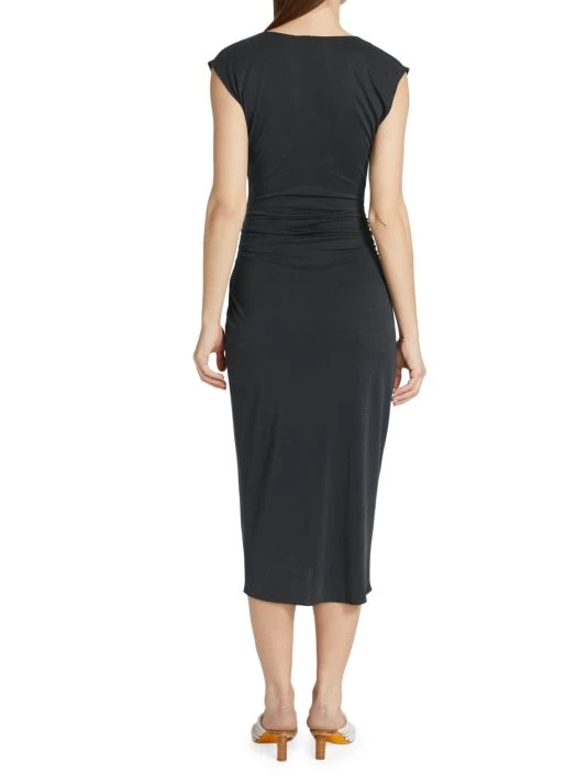 Rag & Bone Christy Drape Midi Dress 5 Rag & Bone Christy Drape Midi Dress - Image 5