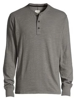 Rag & Bone Basic Henley For Men Dark Grey -Rag & bone Sales Shop unnamed file 52