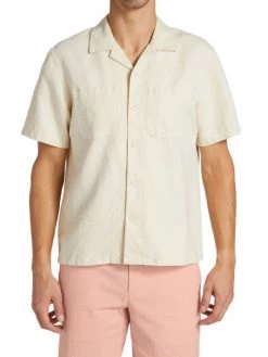 Rag & Bone Linen-Blend Short-Sleeve Shirt For Men 9 Rag & Bone Linen-Blend Short-Sleeve Shirt For Men -Rag & bone Sales Shop unnamed file 541