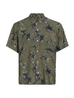 Rag & Bone Avery Army Floral Shirt For Men