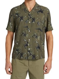 Rag & Bone Avery Army Floral Shirt For Men -Rag & bone Sales Shop unnamed file 592