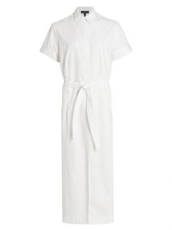 Rag & Bone Jade Embroidered Belted Shirt Dress White 6 Rag & Bone Jade Embroidered Belted Shirt Dress White -Rag & bone Sales Shop unnamed file 599