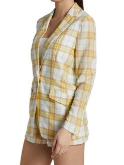 Rag & Bone Margot Single-Breasted Plaid Blazer 10 Rag & Bone Margot Single-Breasted Plaid Blazer -Rag & bone Sales Shop unnamed file 611