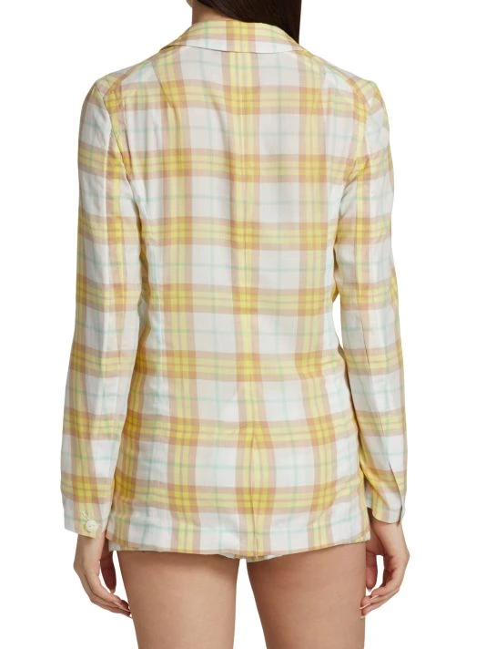 Rag & Bone Margot Single-Breasted Plaid Blazer 5 Rag & Bone Margot Single-Breasted Plaid Blazer - Image 5