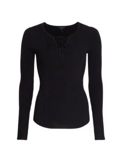 Rag & Bone Carrie Ribbed Lace-Up Sweater Khaki 6 Rag & Bone Carrie Ribbed Lace-Up Sweater Khaki -Rag & bone Sales Shop unnamed file 633