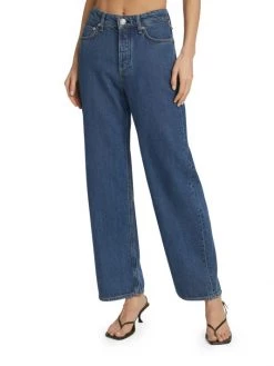 Rag & Bone Logan Mid-Rise Featherweight Wide-Leg Jeans -Rag & bone Sales Shop unnamed file 637