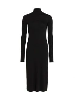 Rag & Bone The Knit Turtleneck Midi-Dress