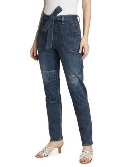 Rag & Bone Miramar Mia Belted High-Rise Straight Leg Jeans 10 Rag & Bone Miramar Mia Belted High-Rise Straight Leg Jeans -Rag & bone Sales Shop unnamed file 652