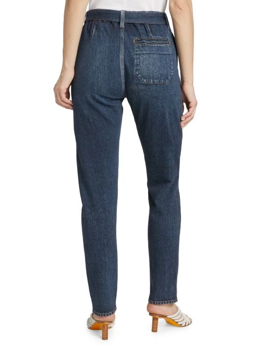 Rag & Bone Miramar Mia Belted High-Rise Straight Leg Jeans 5 Rag & Bone Miramar Mia Belted High-Rise Straight Leg Jeans - Image 5