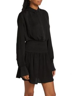 Rag & Bone Bailey Smocked Minidress -Rag & bone Sales Shop unnamed file 689