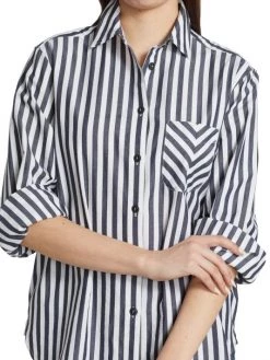 Rag & Bone Maxine Stripe Button-Down Shirt -Rag & bone Sales Shop unnamed file 698