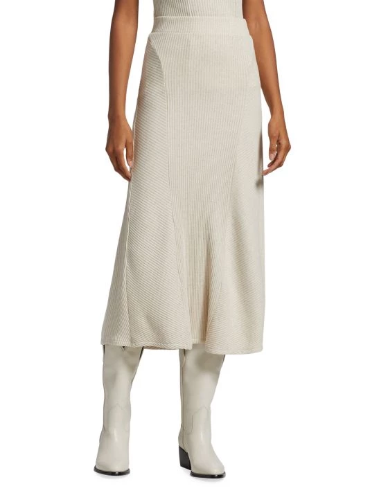 Rag & Bone Echo Ribbed Midi Skirt 3 Rag & Bone Echo Ribbed Midi Skirt - Image 3