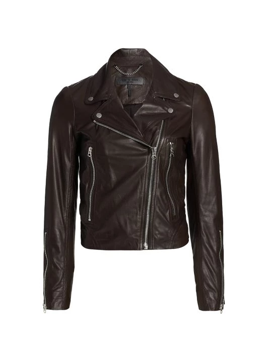 Rag & Bone Mack Leather Jacket 1 Rag & Bone Mack Leather Jacket