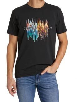 Rag & Bone Beach Photo Crewneck T-Shirt For Men -Rag & bone Sales Shop unnamed file 777