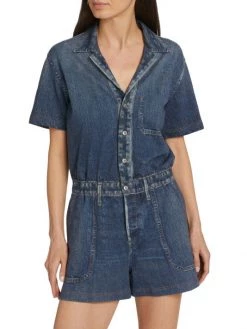 Rag & Bone Miramar Denim Romper -Rag & bone Sales Shop unnamed file 791