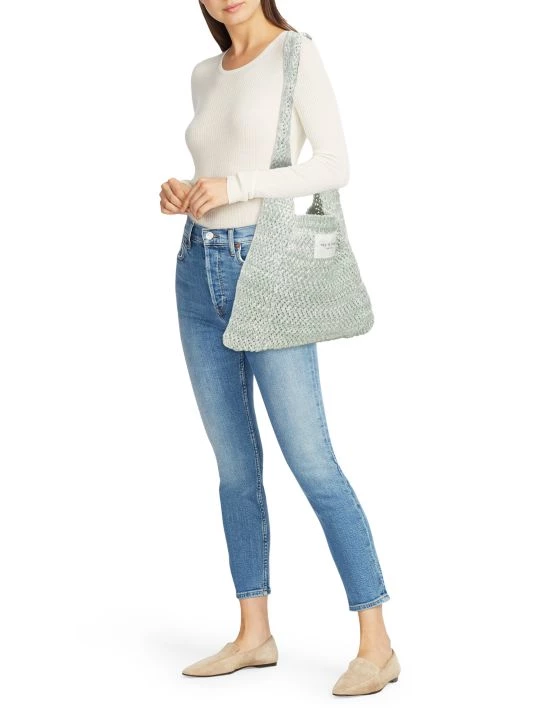 Rag & Bone Addison Knitted Shopper Green 2 Rag & Bone Addison Knitted Shopper Green - Image 2