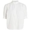 Rag & Bone Jordan Mockneck Button-Down Top White