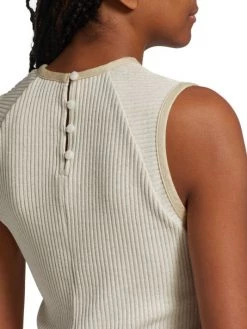 Rag & Bone Echo Rib-Knit Cotton-Blend Tank Top -Rag & bone Sales Shop unnamed file 899