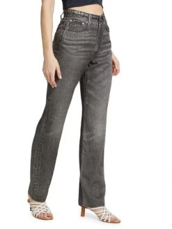 Rag & Bone Liquid Alex High Rise Straight-Leg Jeans -Rag & bone Sales Shop unnamed file 909