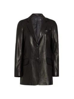 Rag & Bone Charles Leather Blazer