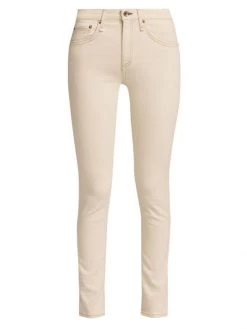 Rag & Bone Cate Mid-Rise Stretch Skinny Ankle Jeans