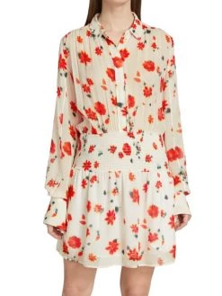 Rag & Bone Bailey Floral Smocked Dress -Rag & bone Sales Shop unnamed file 935
