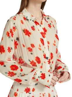 Rag & Bone Bailey Floral Smocked Dress -Rag & bone Sales Shop unnamed file 938